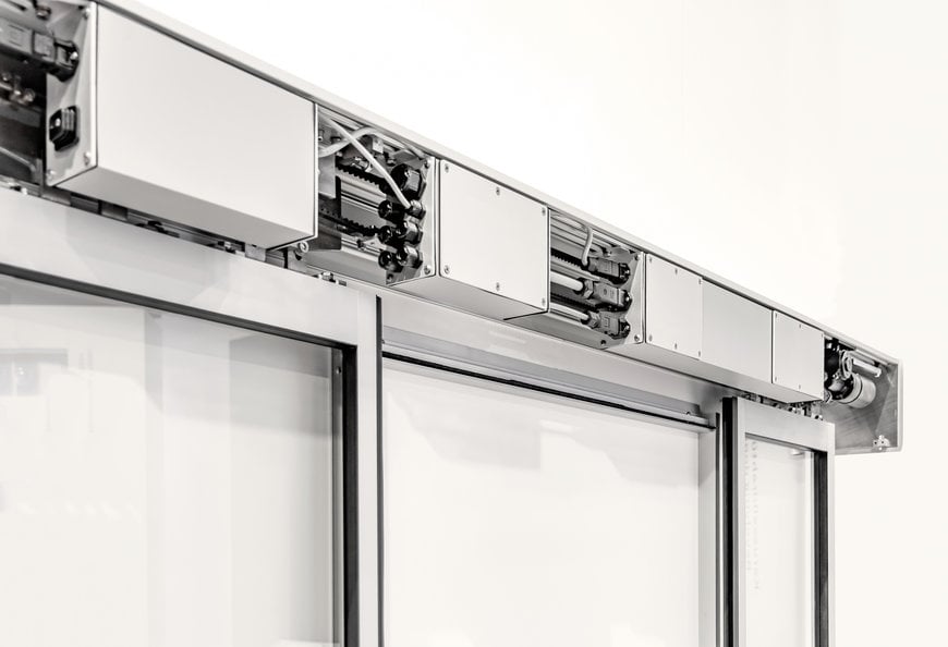 GEZE PECdrive: automatic door systems for challenging environmental conditions